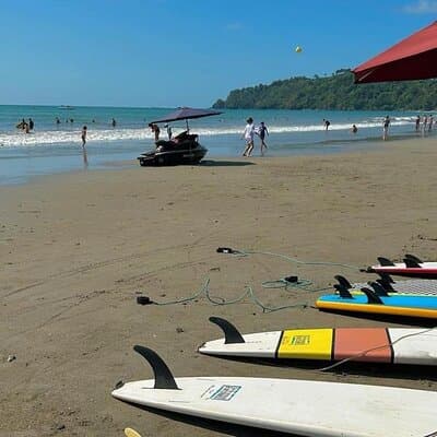 Surf lessons at Manuel Antonio Beach photo 3