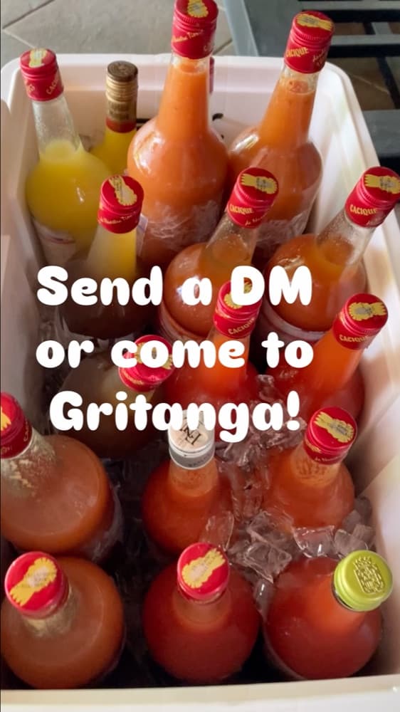 Bottles of chiliguaro on ice for the 2026 chiliguaro contest