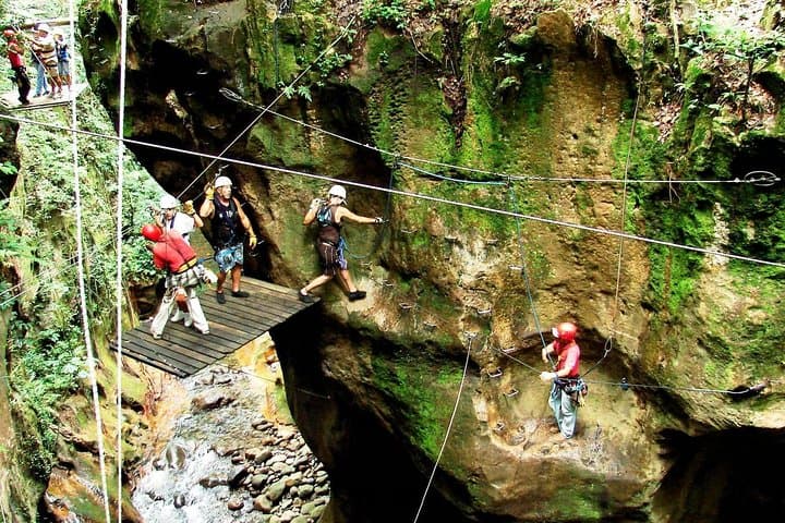 Guachipelin Adventure Volcano Zipline Horseback River Tubing Combo