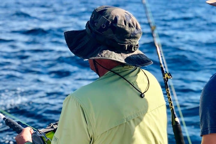 Sport fishing charter leaving Marina Flamingo, Costa Rica