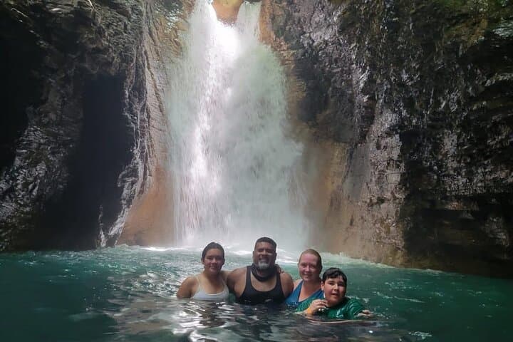 La Leona Waterfall Hike, Cliff Jumps, Hot Springs & Volcanic Mud