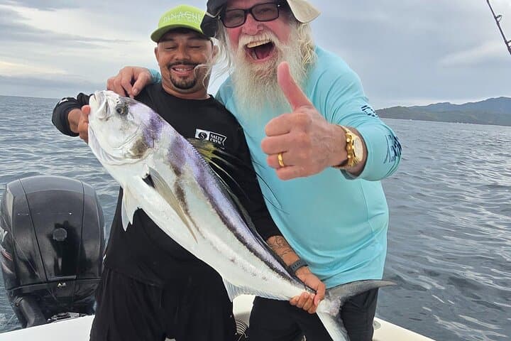 Sport fishing charter leaving Marina Flamingo, Costa Rica